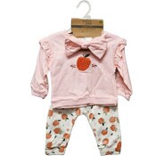 Wholesale - 3pc PANT SET - CVC APPLE PINK C/P 48, UPC: 191655299953